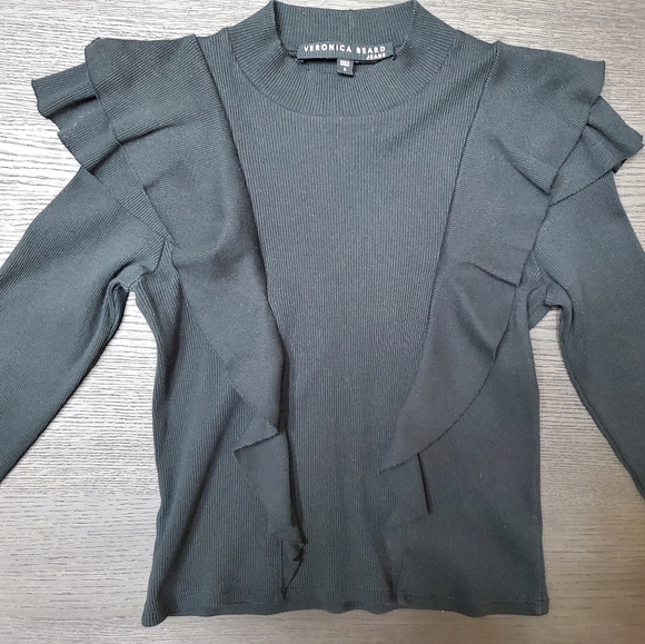 Veronica Beard Ruffle Shirt - Picture 2 of 2